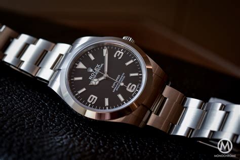 rolex explorer 214270 leather|rolex explorer price.